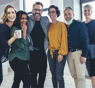 Group of People Laughing